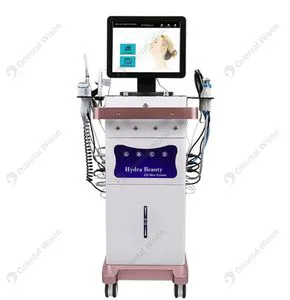 2025 15 in 1 Skin Care Diamond Facial Vacuum High Frequency Facial Water Peel Dermabrasion RF Vacuum Cavitation Facial Cleaning Machine