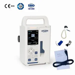 Manufacturer Precise Infusion Therapy Portable Infusion Pump Vet Medical Machine Equipment OEM Medical Feeding Injection Pole Clamp Portable