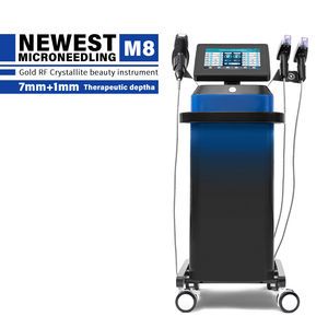 60W Acne Removal Stretching Skin Microneedle RF Beauty Machine Microneedling Catridges Device