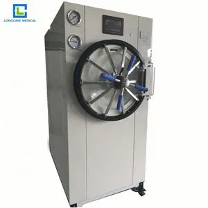 150L Horizontal Cylindrical Pressure Steam Sterilizer with Pulse Vacuum