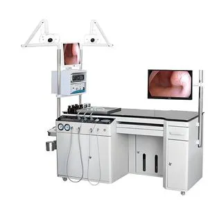 Medical Exam Treatment Table for Ent Hospital Comprehensive Workstation with Patient Chair&Ent Endoscope Compatibility Ent Treatment Unit