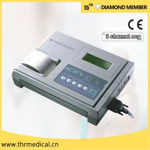 Factory Price Portable 3 Channel 12 Lead ECG EKG Machine (THR-ECG-32A)