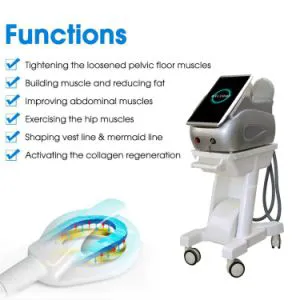 2025 Newest EMS Muscle Electromagnetic Non-Invasive Slim Beauty Machine Em Km Slim Machine EMS Burning Fat EMS Machine