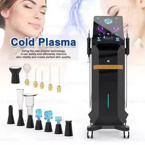 2 Handle Hot /Cold Plasma Machine Anti Aging Skin Rejuvenation Wrinkle Remover SPA Facial Machine