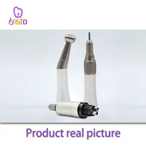 Besto Fx Series 4 Hole External Handpiece Kit Contra Angle Straight Air Motor Stainless Steel Dental Low Speed Handpiece Set