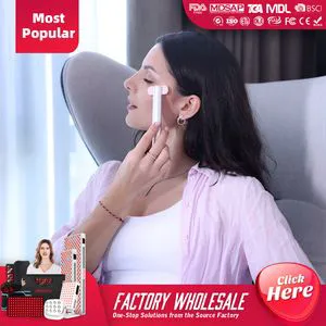 Redfy Best LED Small Face Device Red Light Therapy Massage Wand for Face Wrinkles Recovery