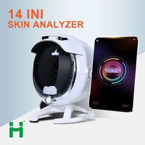14 in 1 Professional Scan Face Digital Smart Mirror Scanner Facial Skin Analyzer Face Visia Analysis Machine