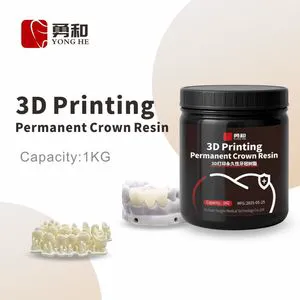 No Stains Permanent Dental Crown Resin for 3D Printer