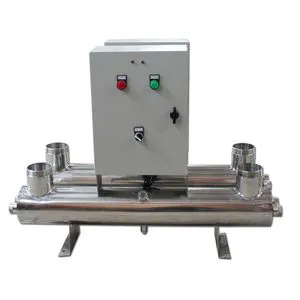 No Measurable Residue 10m3/Hour UV Water Sterilizer with UV-C 254nm Lamps to Kill Algae