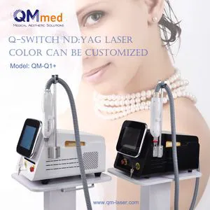 Carbon Peeling Beauty Machine Picosecond ND YAG Laser Tattoo Removal Machine for Skin Whitening Q Switched ND YAG Laser