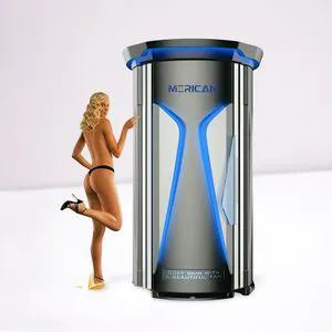 Full Body Stand up Solarium Machine Vertical Tanning