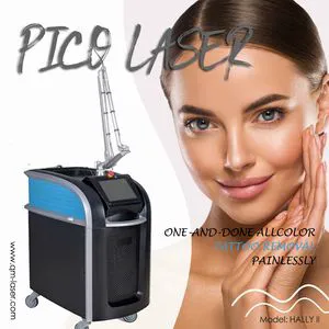 1064 532 1320 755 Nm Picosecond Pico Second ND YAG Laser Q Switched Laser Carbon Peel Tattoo Removing Machine Price