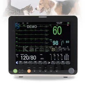 K-J100 12.1-Inch Big Screen Portable Vet Patient Monitor for Cats and Dogs