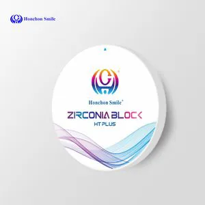 Ht White Zircon Block, Od98 Size Open CAD Cam System Dental Zirconia Block