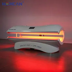 Merican Multi Wavelength 660nm 850nm Red Light Therapy Bed with Touch Screen