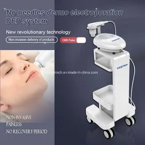 DEP Superconducting Deepba Dermoelectroporation Skin Rejuvenation Ion Introduction Vibration Dermo Anti Aging Equipment with CE