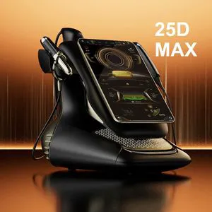 Professional 25D Max Hifu 360 Body and Face Skin Tightening Desktop Cosmetic Device with 3 Handles UK Plug for Salon Use