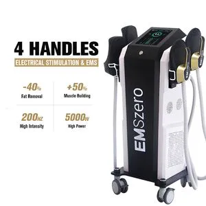 Factory Price EMS Weight Loss Electromagnetic Muscle EMS Neo RF Fat Removal Helping Blood Circulation Hiemt Postpartum Recovery EMT Equipment 4 Handles