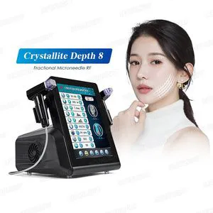 Gold RF Crystallite Depth 8 Facial Micro Needle RF Skin Beauty Machine