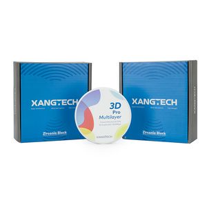 3D PRO Multilayer Zirconia Block Natural Color Gradient 98*10-25mm for Dental Lab