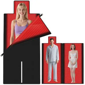 2576 LEDs Near Infrared 660nm 850nm Red Light Therapy Pad Mat for Full Body Pain Relief