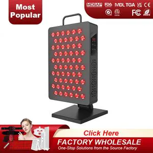 New Arrival 5-Wavelength Sauna 810nm LED Face Desktop Portable Hand-Waist-Back Red Light Therapy Panel Medical Grade Full Body LED Red Light Therapy Panel