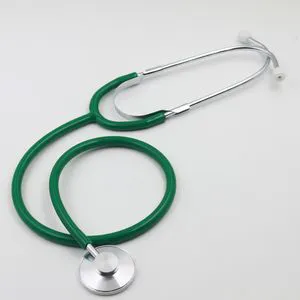 Medical Stethoscope Portable Single Head Stainless Steel Doctor Auscultation Cardiology Equipment First Aid Emergency Tool