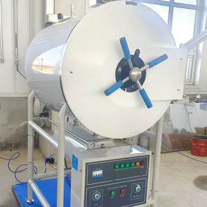 Horizontal Pressure Steam Sterilizer with Automatic Control of the Sterilization Process