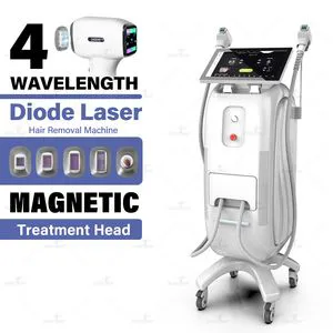 High Energy 755nm+808nm Diode Laser 4 Wave Permanent Hair Removal Beauty Machine