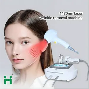 Clinical-Grade 1470nm Laser Device Collagen-Boosted Face Lifting Wrinkle Removal Machine