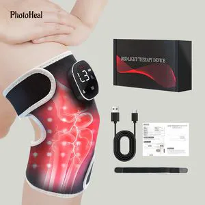 Smart Red Light Therapy Knee Brace for Meniscus Tear with Deep Tissue Massage