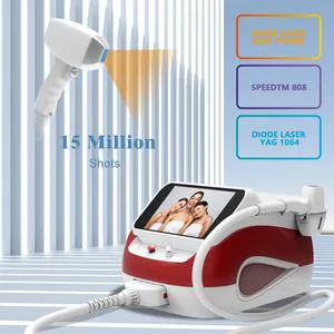 Portable Laser 3 Wavelengths 755nm 808nm 1064nm Diode Laser Hair Removal Beauty Device
