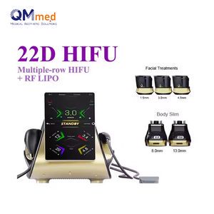 Portable 22D Max Hifu Machine for Skin Tightening Multi-Functional 2-in-1 2 Handles Liposonix 18d Hifu Spiral Mode EU Plug Desktop for Face Lift