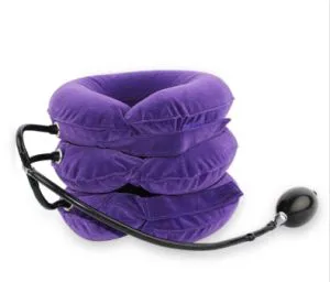 Inflatable Cervical Neck Traction Device Full Velvet Type