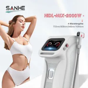 Vertical Salon Equipment Diode Laser 755 808 1064 for Hair Removal Machine