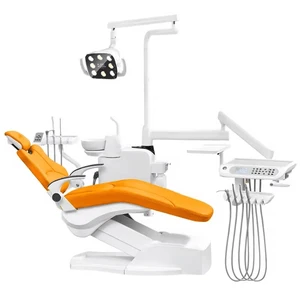 Complete Luxury Ergonomic Dental Chair Unit with Rotatable Spittoon