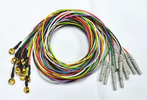 DIN Connector Gold Plating EEG Electrode with Cup