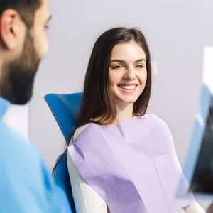 Sucshk Dental Disposable Bibs Medical Dental Bibs with Self-Adhesive