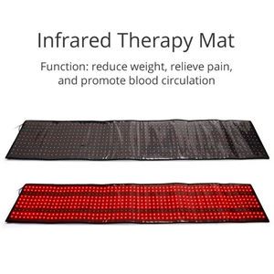 2025 660nm 850nm LED Red Light Therapy Yoga Mat Home Health Relaxation Equipment Whole Body Near Infrared Mat Large Mat