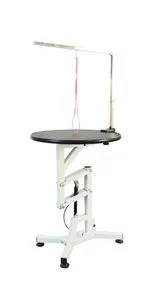 Colorful Animal Print Dog Grooming Table with Adjustable Air Lift