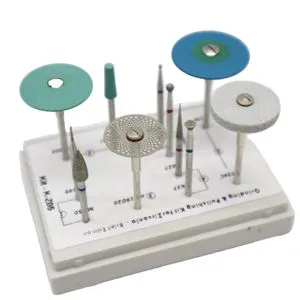 Vsmile Dental Diamond Burspolishing Kit Grinders Tool for High-Speed Handpiece Zirconia