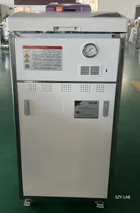 Factory Price 30L 50L 75L Vertical Autoclave with High Quality for Lab and Medical