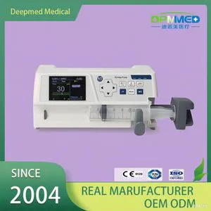 Portable Syringe Pump Micro Syringe Pump for Hospital and Home Vet Medical Machine Equipment Infusion Pump OEM Medical Feeding Injection Pole Clamp Portable