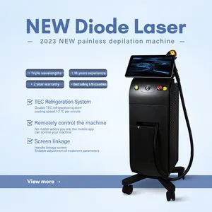 Shandong Moonlight Newest Diode Laser Permanent Hair Removal Device 3 Wavelength