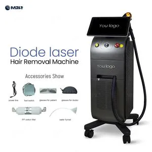 Skin Care Beauty Equipment The Best Permanent Medical Laser Hair Removal Machine Appliance Trio Diode 4 Wavelength Perfect Laser