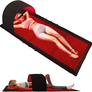 in Stock Full Body Red Light Therapy Blanket 1370 LEDs Device Mat and Sleeping Bag LED Red Light Therapy Mat