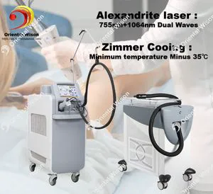 755nm 1064nm Alexandrite Hair Removal 1064 Fiber Laser Alexandrite 1064nm Hair Removal Alex Laser
