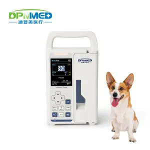 Equipment Manufacturers Veterinary High Precious Safety Portable Vet Infusion Pump for Animal Use China OEM Medical Feeding Injection Pole Clamp Portable