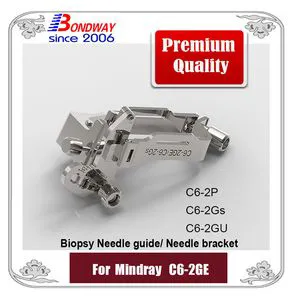 Compatible with Mindray Micro-Convex Ultrasonic Transducer C6-2ge C6-2GS C6-2gu C6-2p Reusable Biopsy Needle Guide, Biopsy Adapter Ultrasound