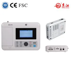 Medical Equipment Single Channel 12 Lead ECG/EKG Machine with Analyzer